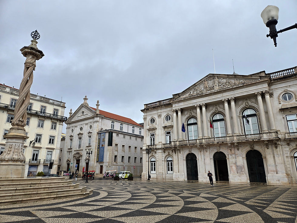 A square in Lisbon, Portugal