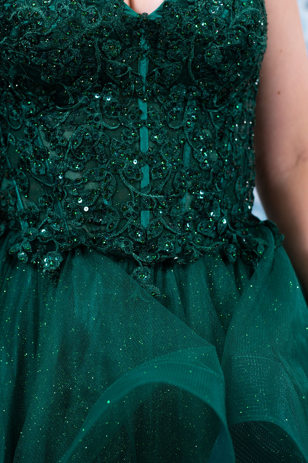 Thumbnail: Malia Ruffle Dark Green