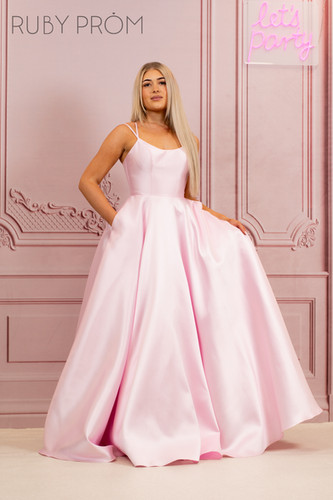 open lace back dress Ruby Prom "Bailey"  Elizabeth Johns