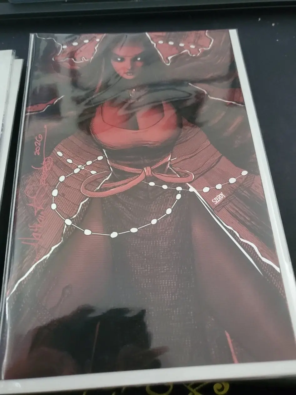 MARIAN HERETIC #1 FOIL NATHAN SZERDY EXCLUSIVE VIRGIN VARIANT BOOM! STUDIOS NM