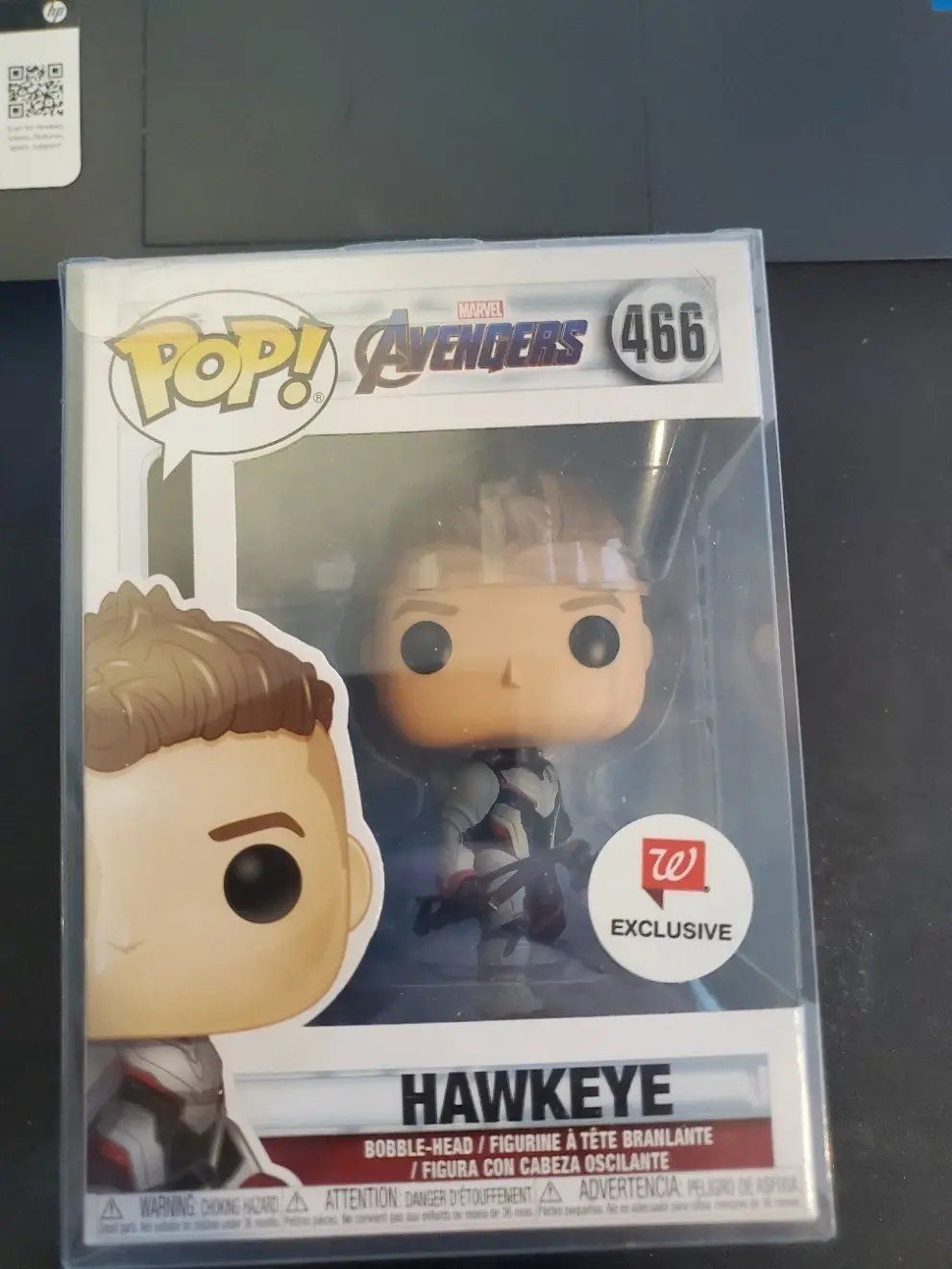 Hawkeye Avengers Funko #466 with Pop Protector