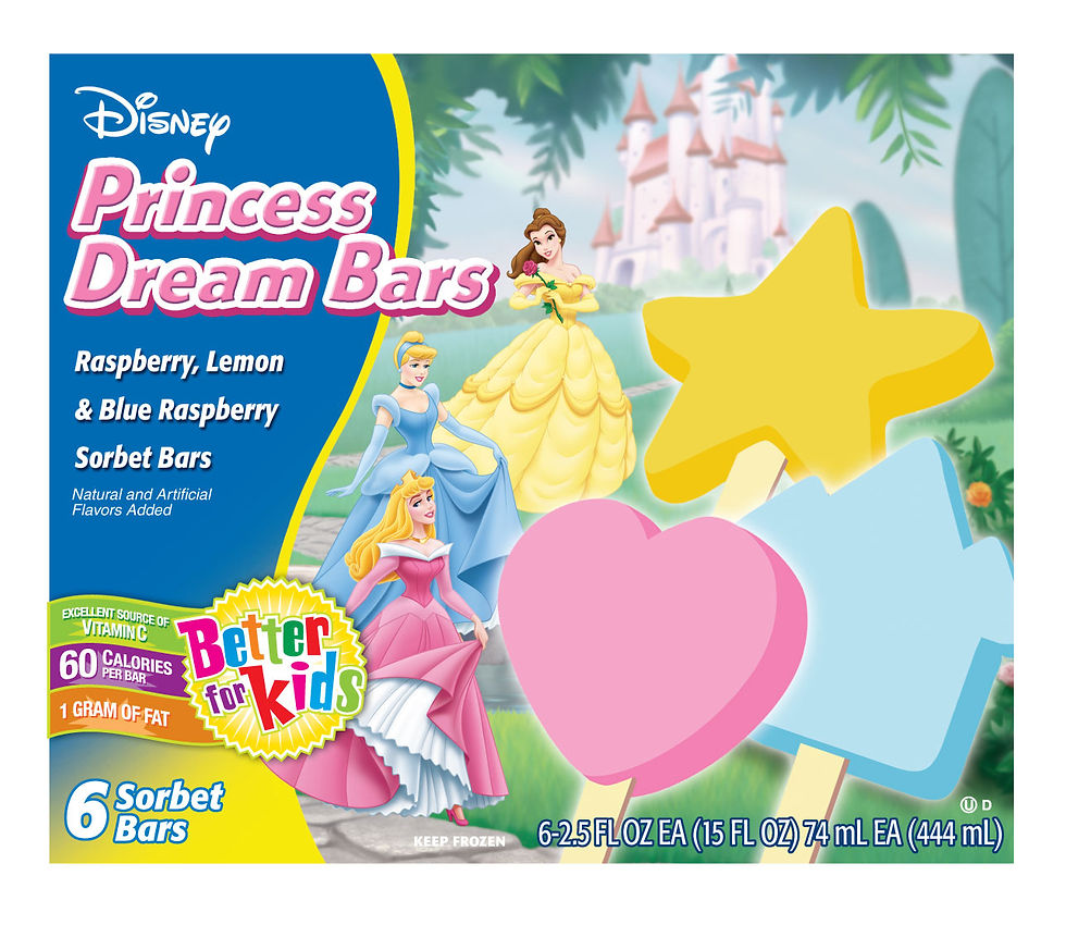 Disney Ice Cream Princess Bars