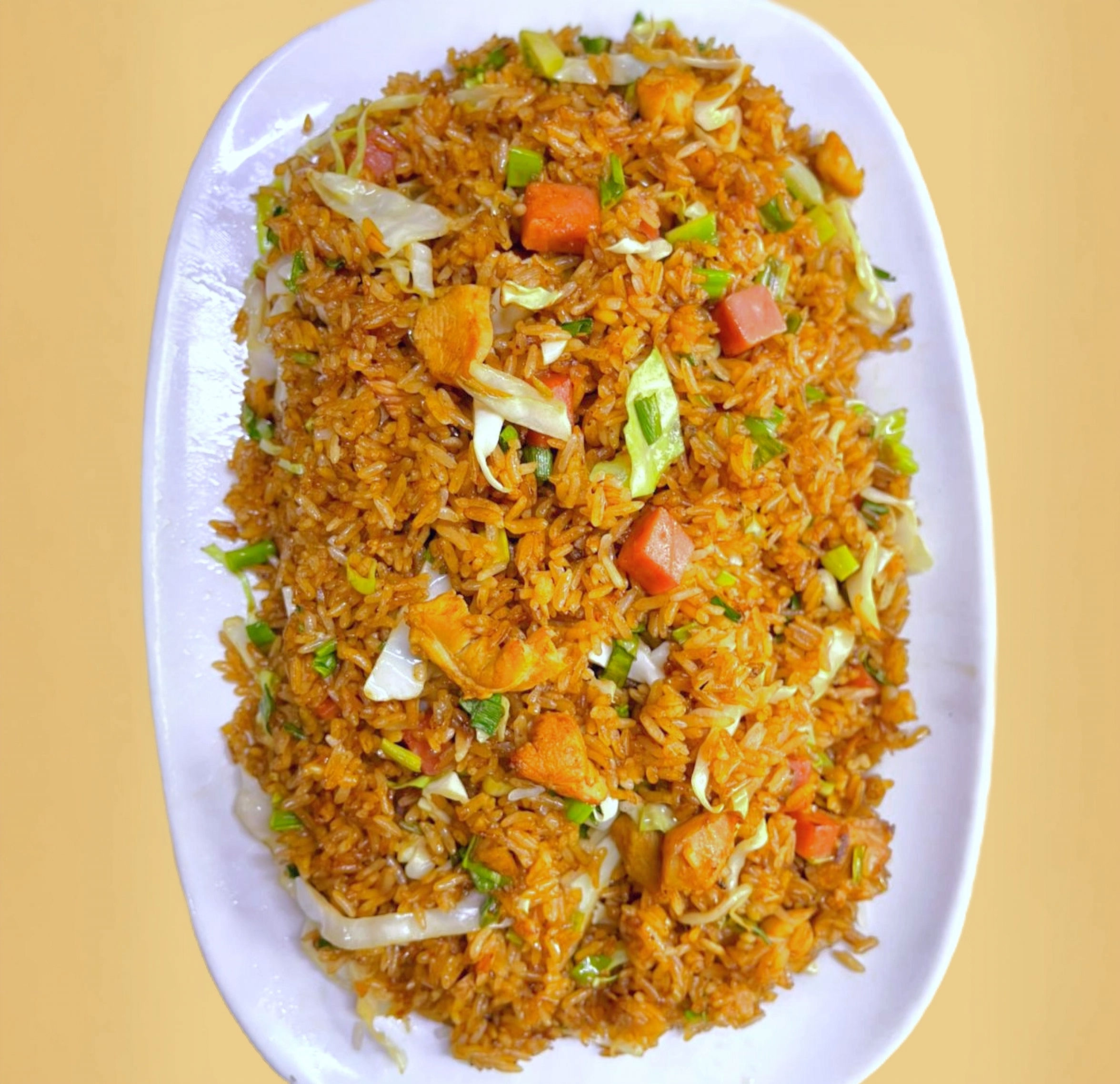 ARROZ FRITO (JAMÓN Y POLLO)