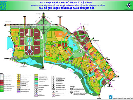 Phê duyệt Quy hoạch phân khu đô thị N8, tỷ lệ 1/5000 xã Vĩnh Ngọc, Tàm Xá, Xuân Canh, Cổ Loa, Đông Hội - huyện Đông Anh. Số 2271/QĐ-UBND ngày 25/5/2012