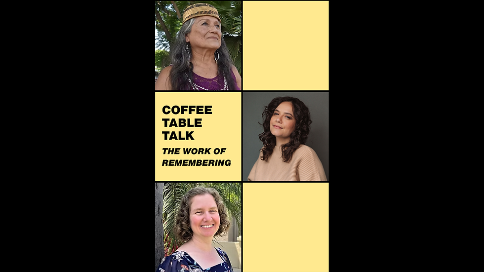 Coffee Table Talk: The Work of Remembering