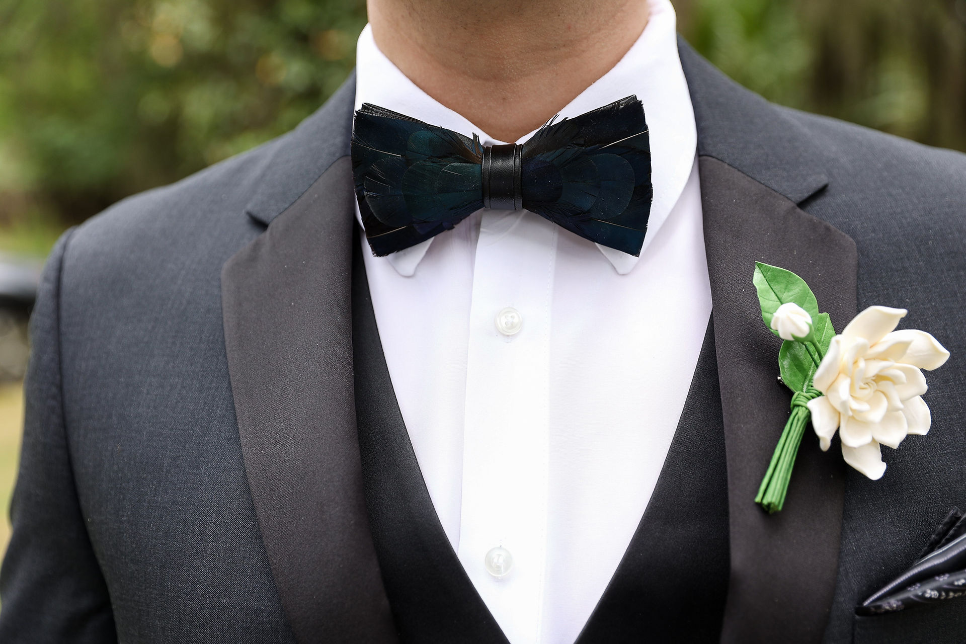 Grooms Bowtie at Captain Bluff Saint Simon's Island