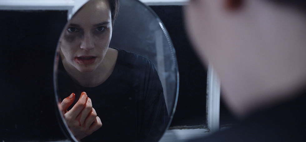 Mother Maker Lover Taker still image - the Maker in the mirror
