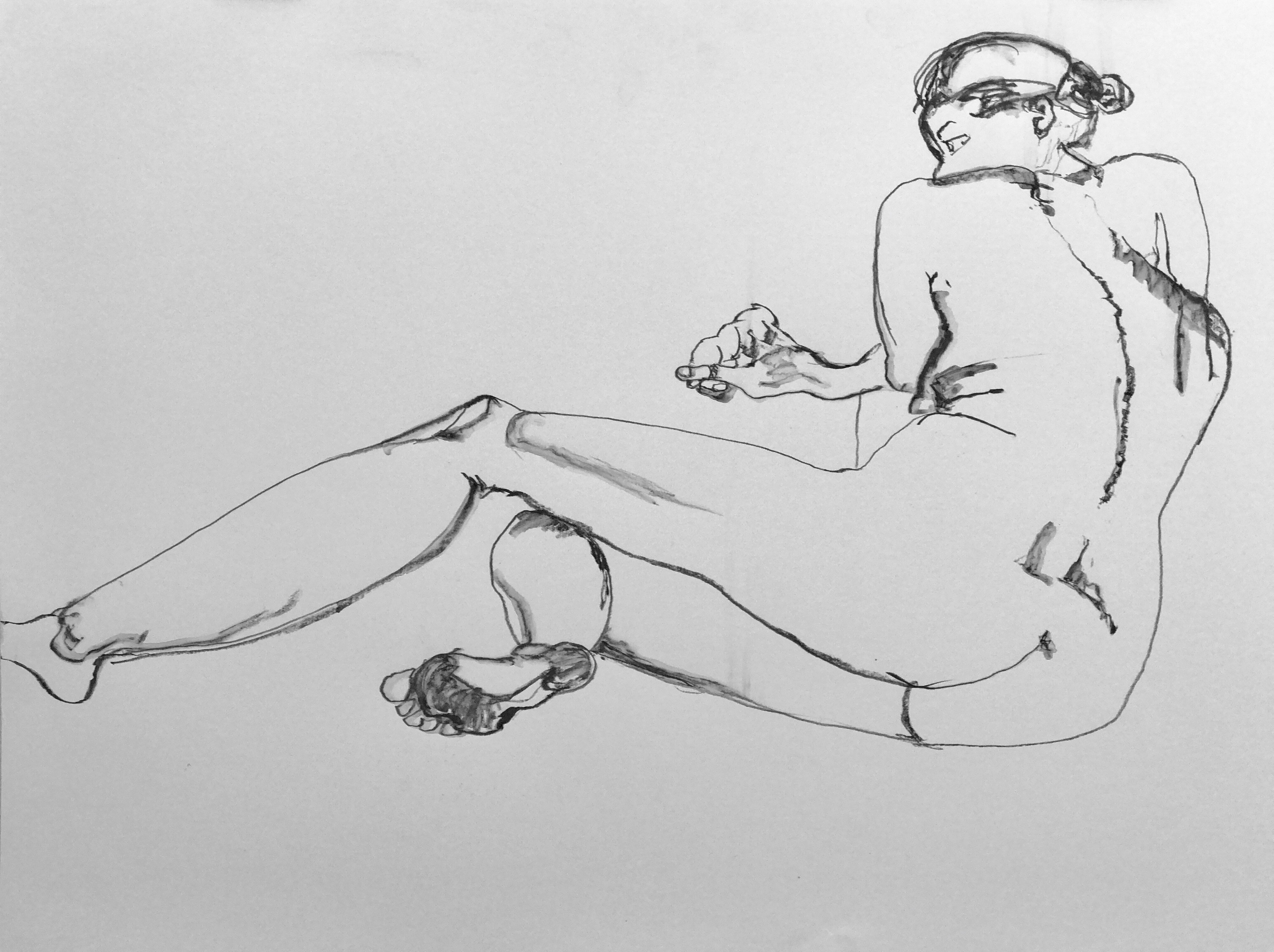 Nude study, 2017