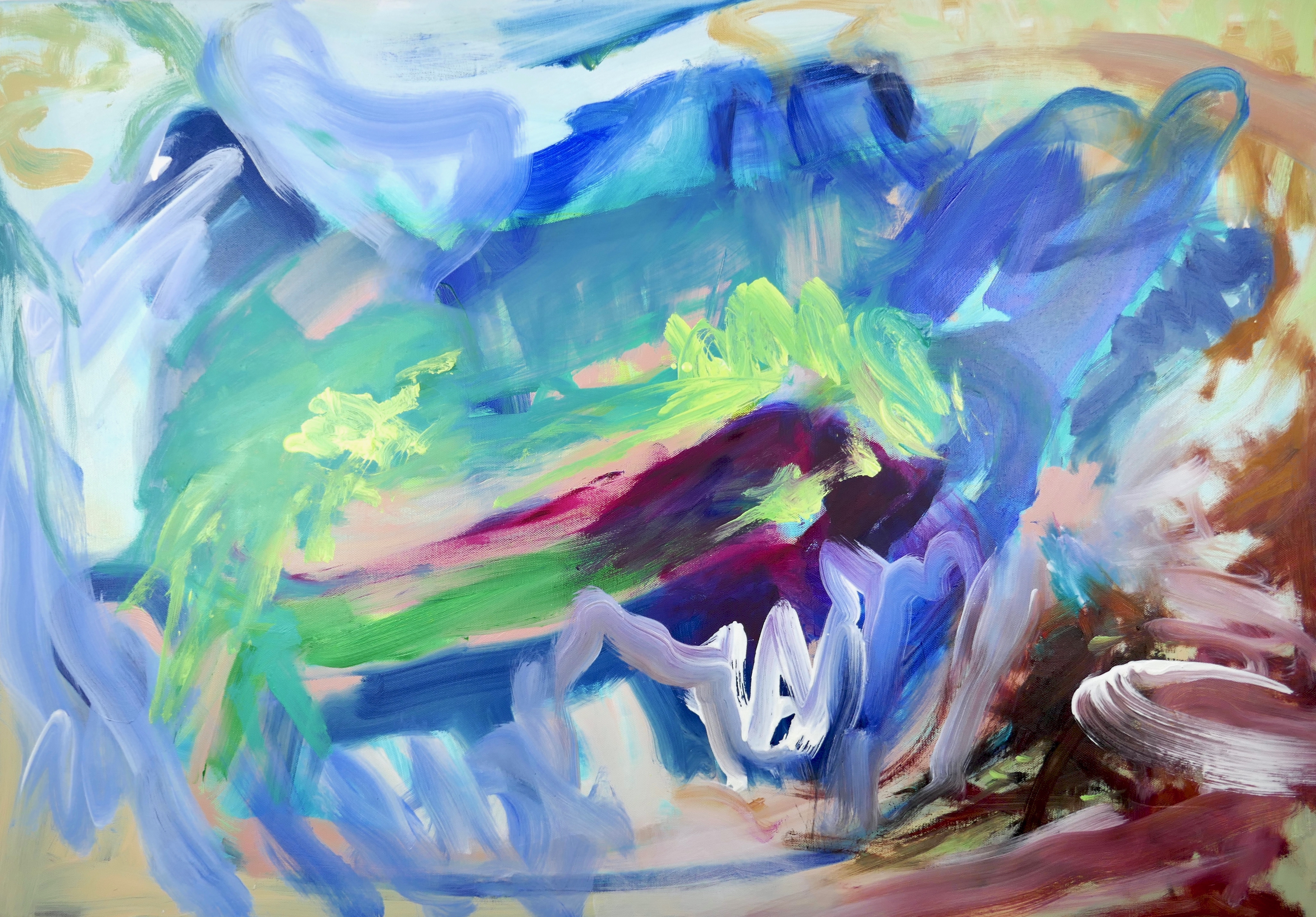 Violets in the Garden, 2018