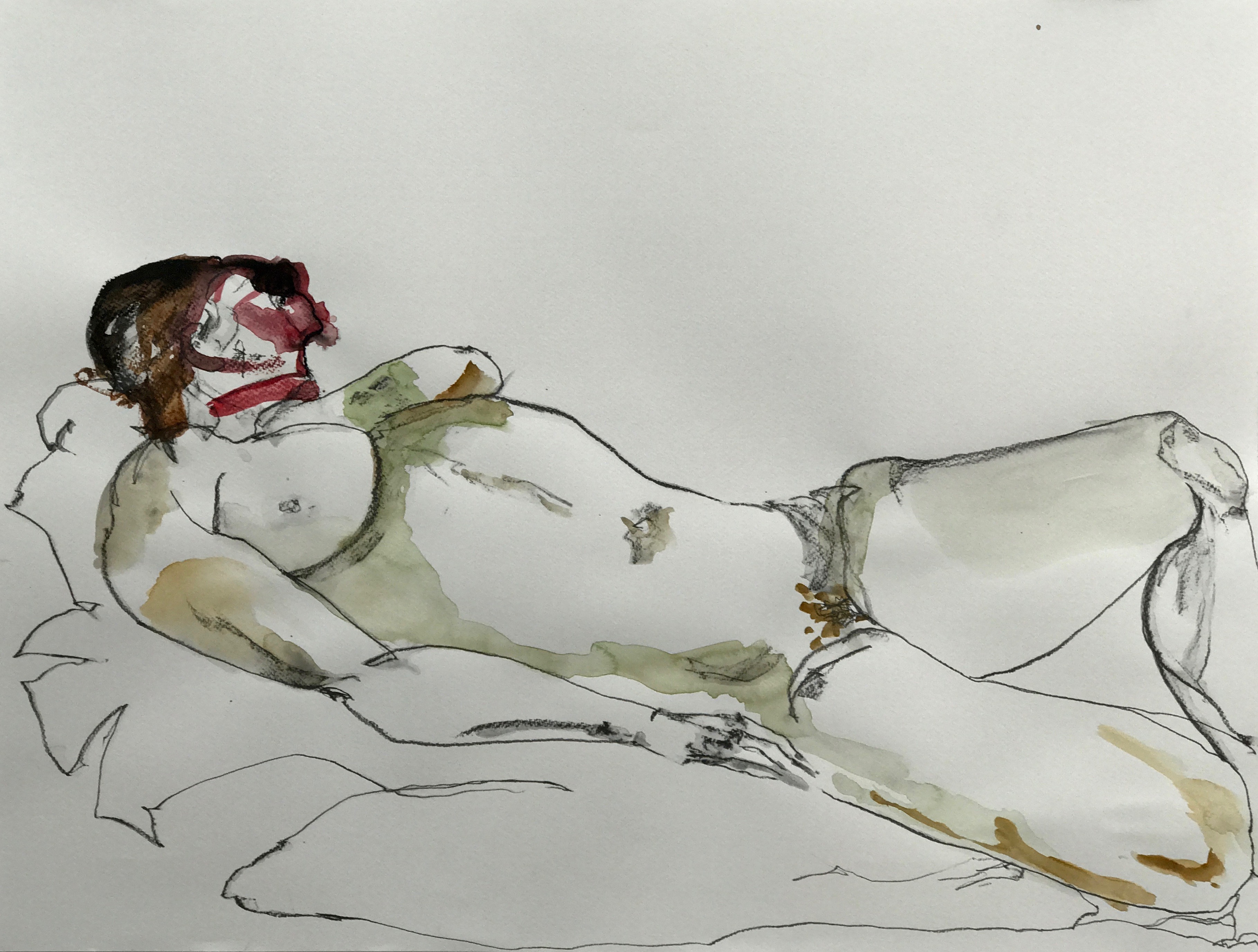 Nude study, 2017