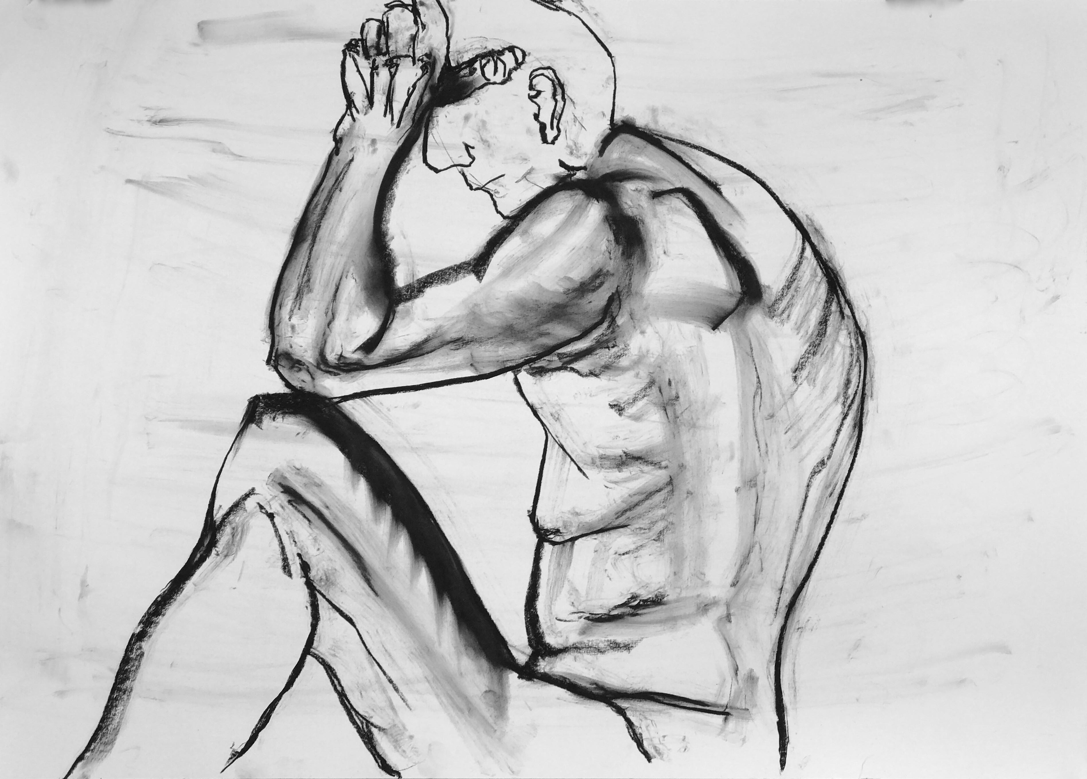 Nude study, 2017