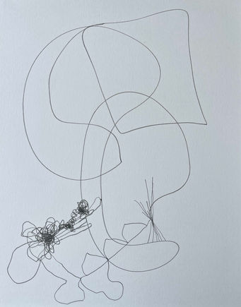 Zeichnung, drawing, lead on paper, abstrakte Zeichnung, abstract drawing,Graphite auf papier