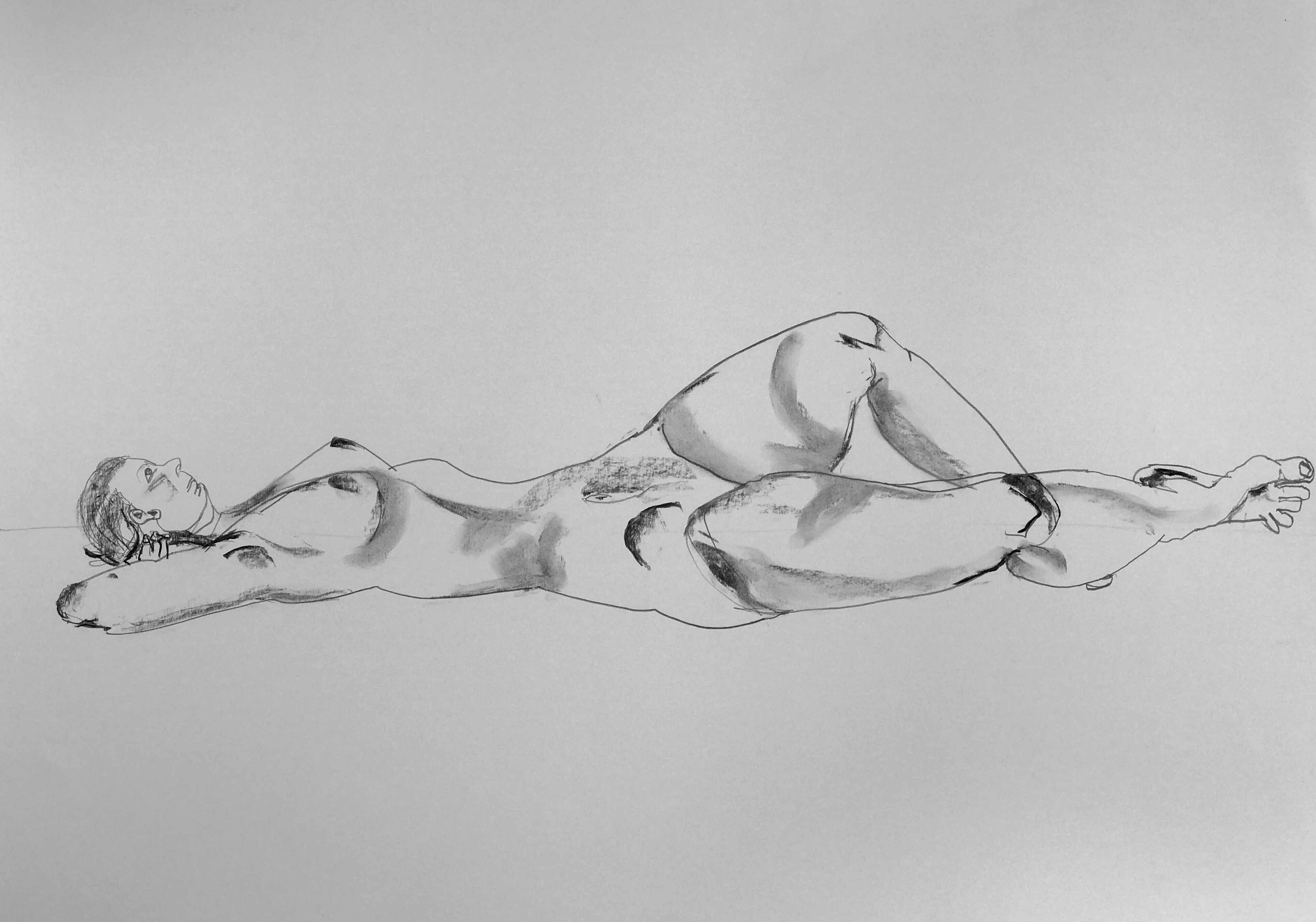 Nude study, 2017