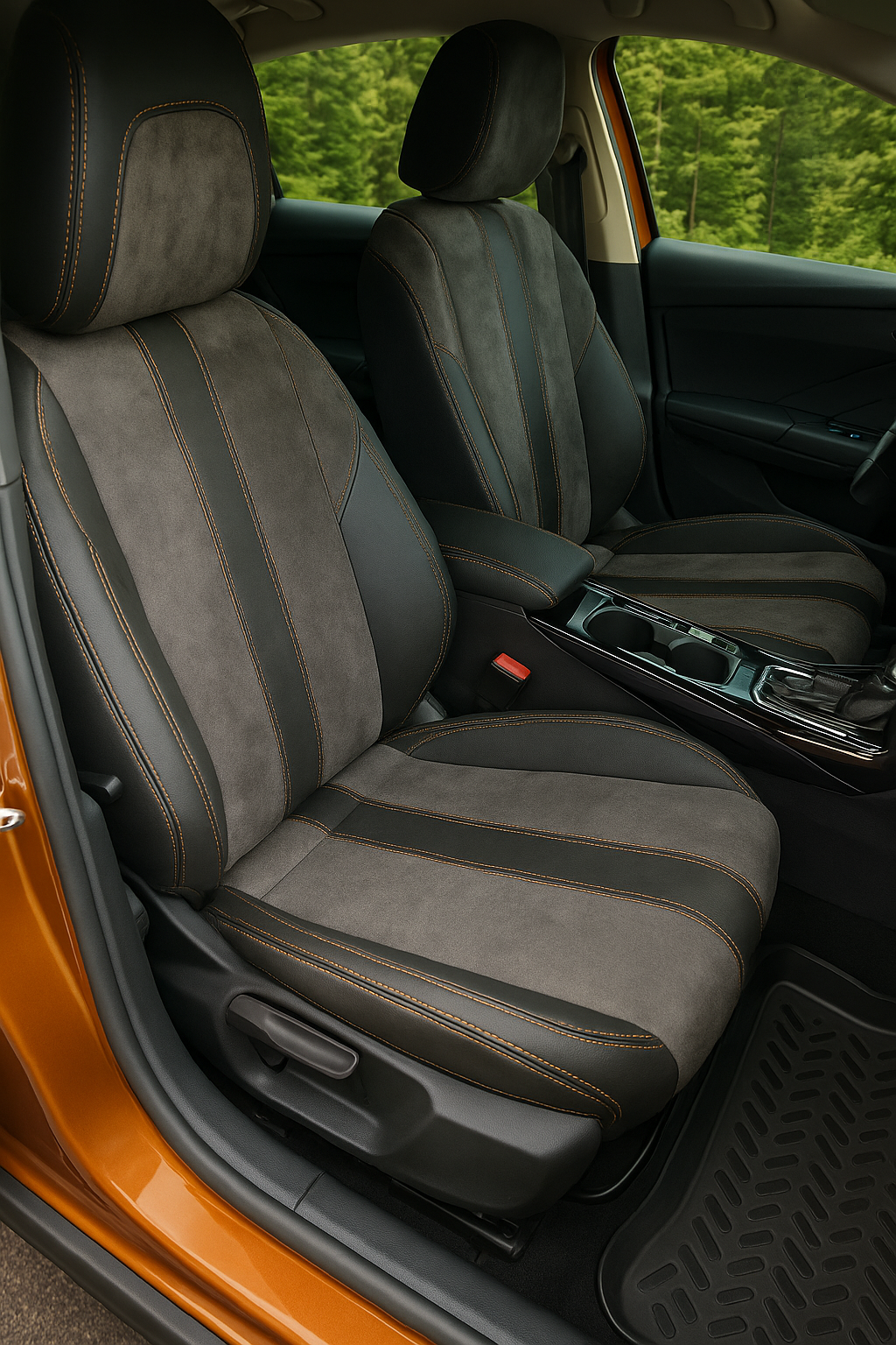 Moddesign I Tay Tüyü Kumaş ve Deri Kombin