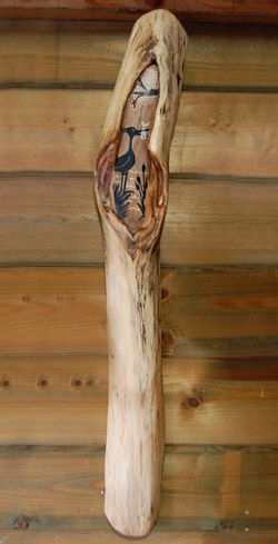 Muurdecoratie reiger