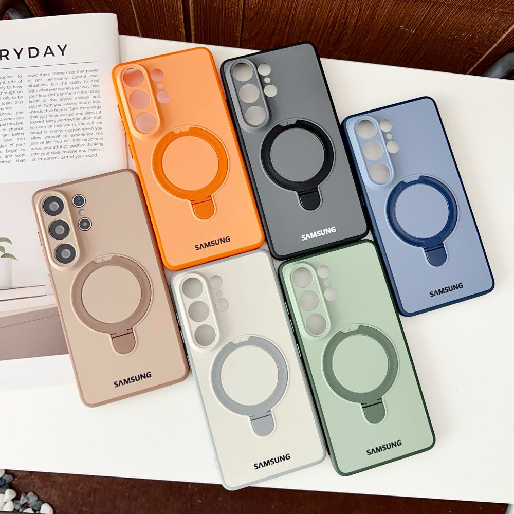 Original for Magsafe Bracket Phone Case For Samsung Galaxy S26 S25 S24 S22 Ultra