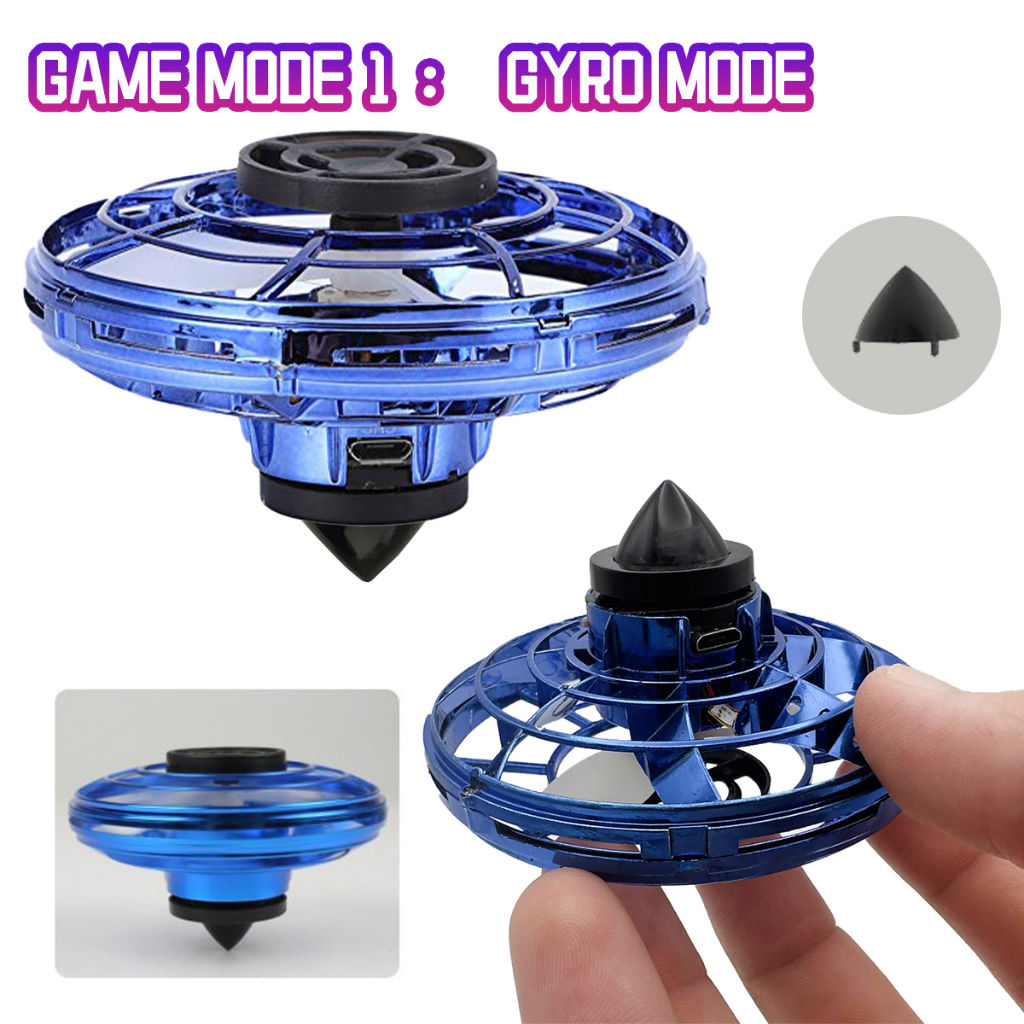 NEW LED Flying UFO Spinner Fingertip, Upgrade Flight Helicopter Gyro Flyorb Hove