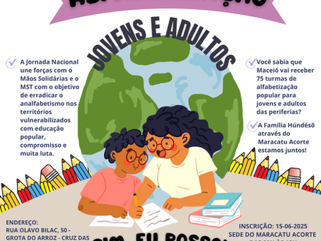 Maceió avança na educação popular!