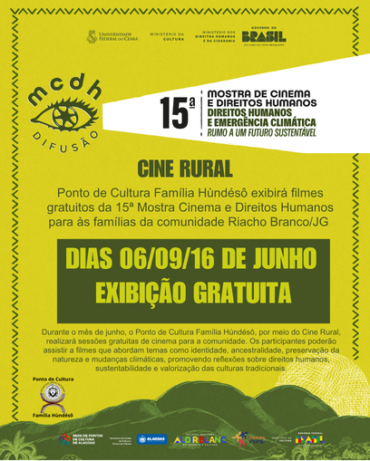 15ª Mostra de Cinema e Direitos Humanos e Emergência Climática