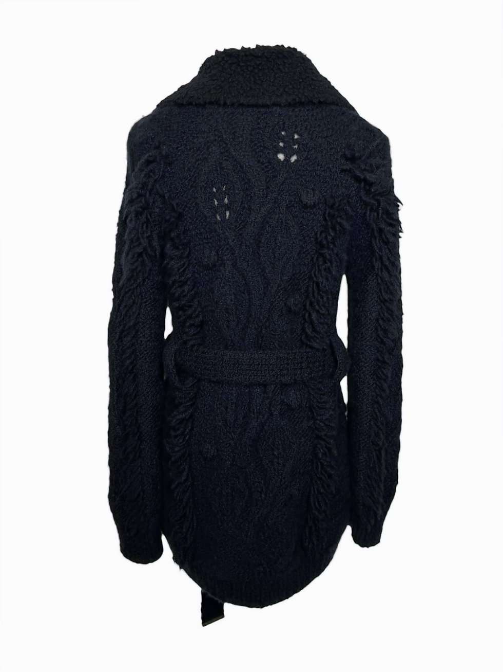 Thumbnail: Chanel 18N Cashmere Teddy Belted Cardigan