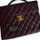 Thumbnail: Rare Chanel Vintage Bordeaux Caviar Briefcase