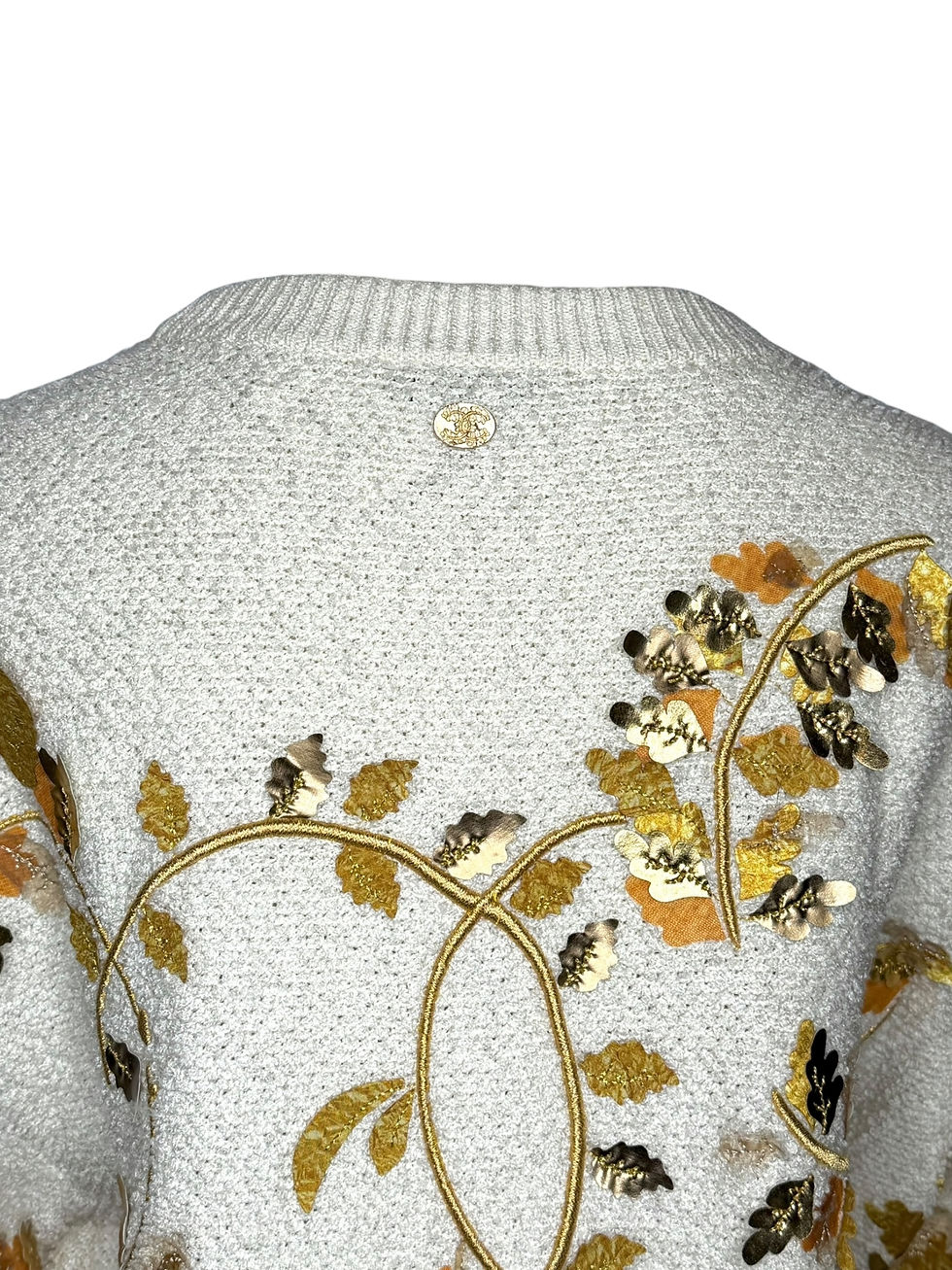 Thumbnail: Chanel 2018 Cruise Paris Greece Embellished Sweater