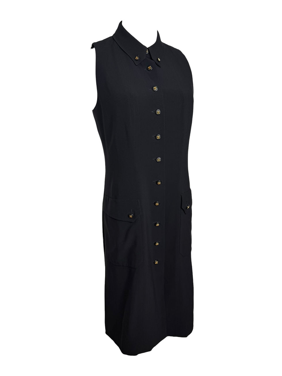 Thumbnail: Chanel Vintage 97P Button Up Dress