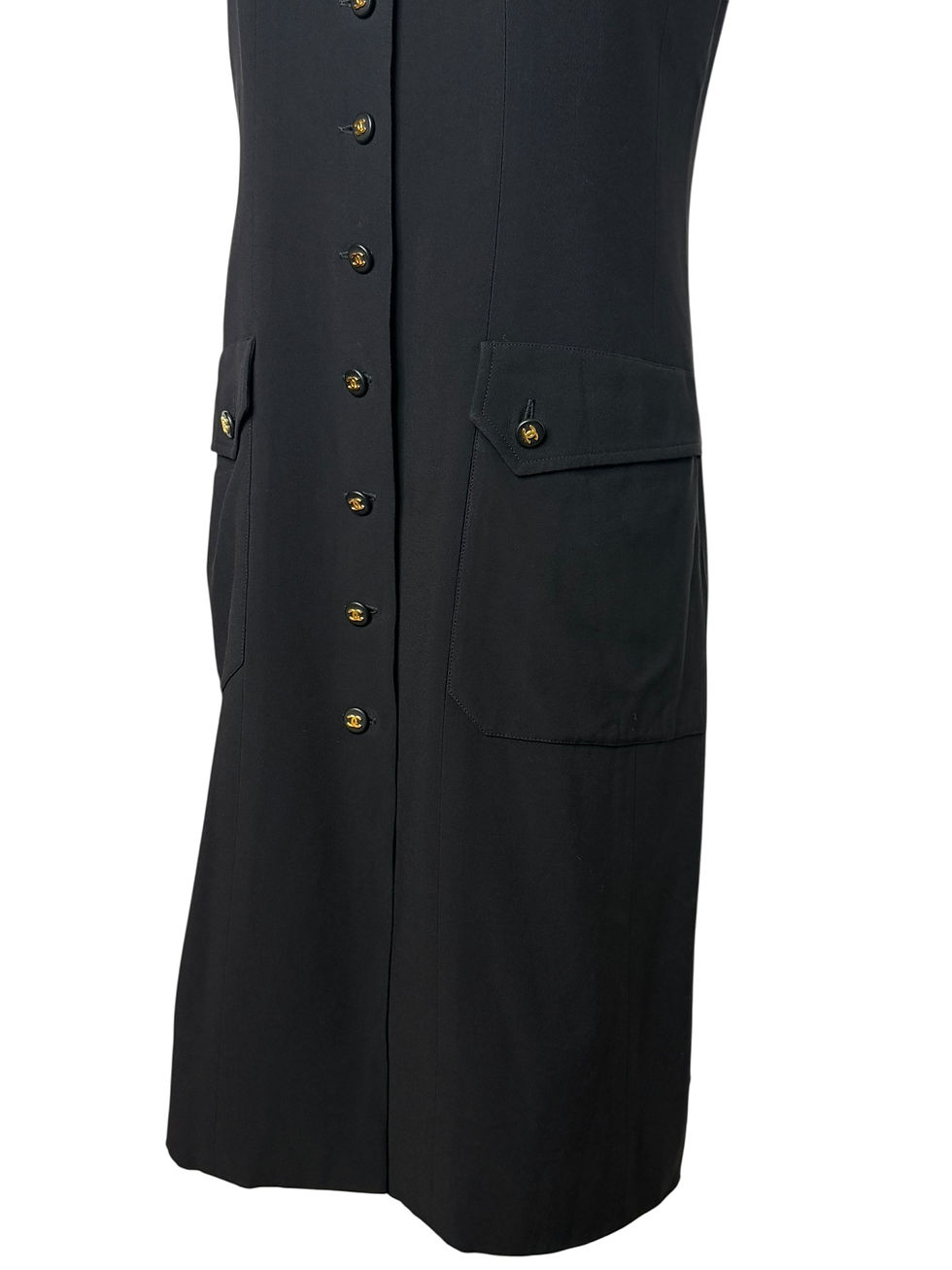 Thumbnail: Chanel Vintage 97P Button Up Dress