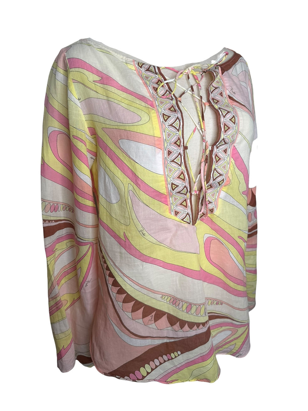 Thumbnail: Pucci Linen Tie Top