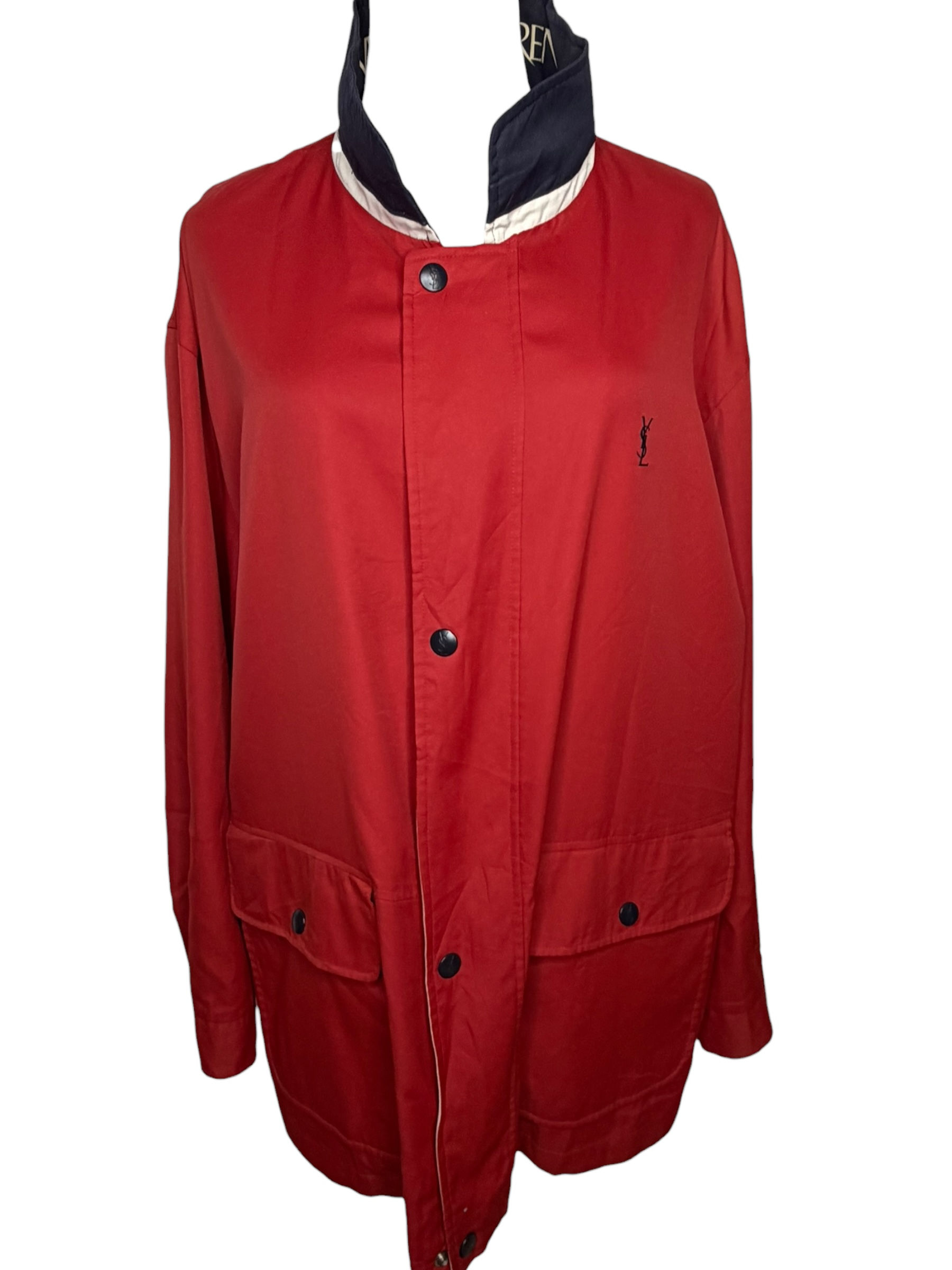 Vintage YSL Reversible Red/Beige Jacket