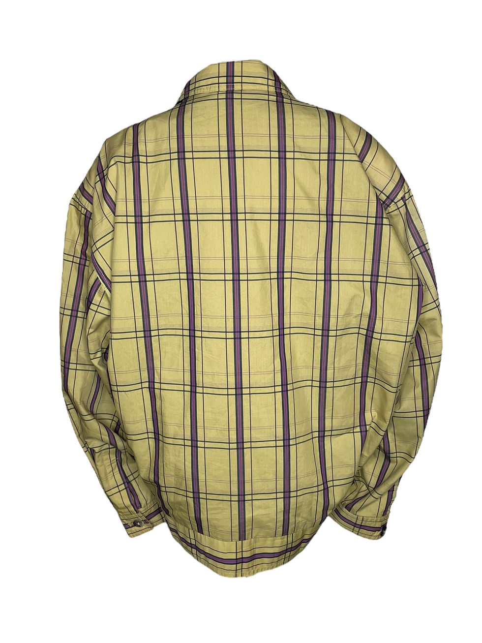 Thumbnail: Vintage YSL Yellow/Purple Check Dad Jacket