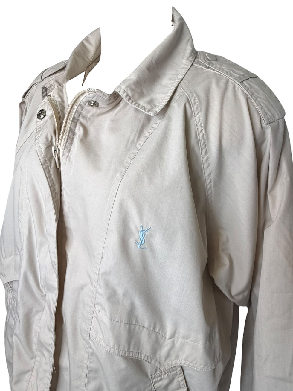 Thumbnail: Vintage YSL Beige Bomber