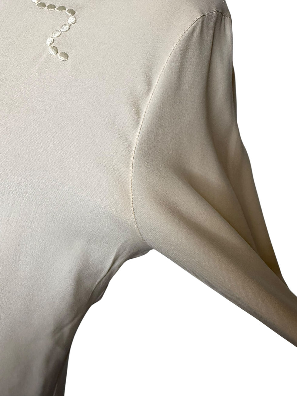 Thumbnail: Chanel Vintage Silk Bow Detail Blouse
