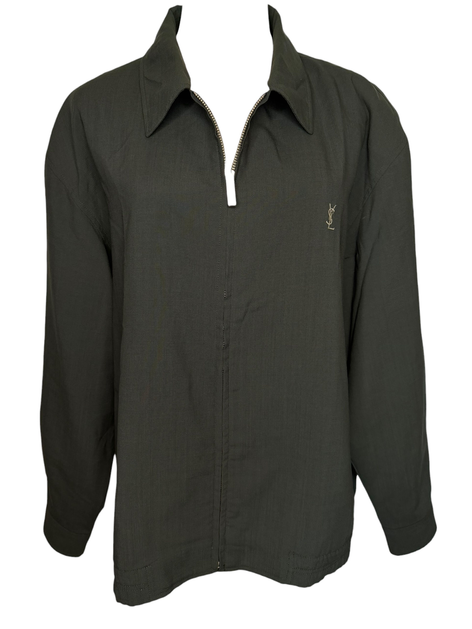 Vintage YSL Forest Green Dad Jacket