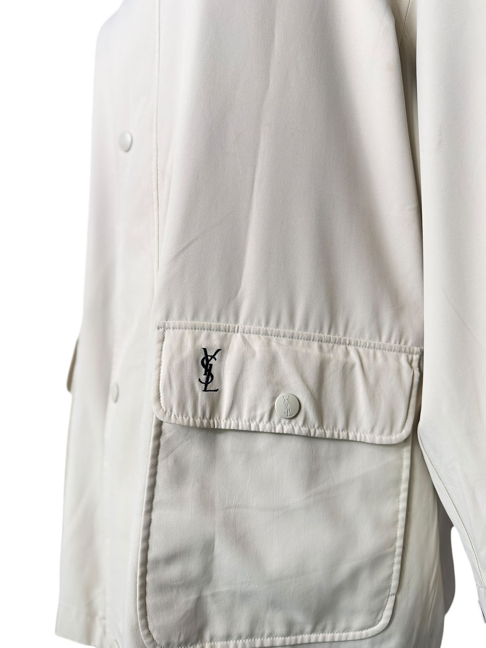 Thumbnail: Vintage YSL Reversible Red/Beige Jacket