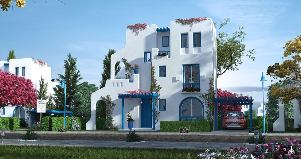 Boutique villa in Paros Mountain View