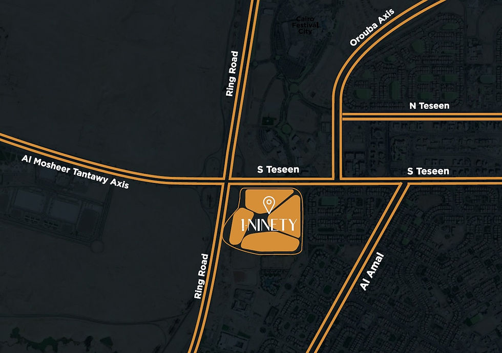 location of 1-Ninety in New Cairo