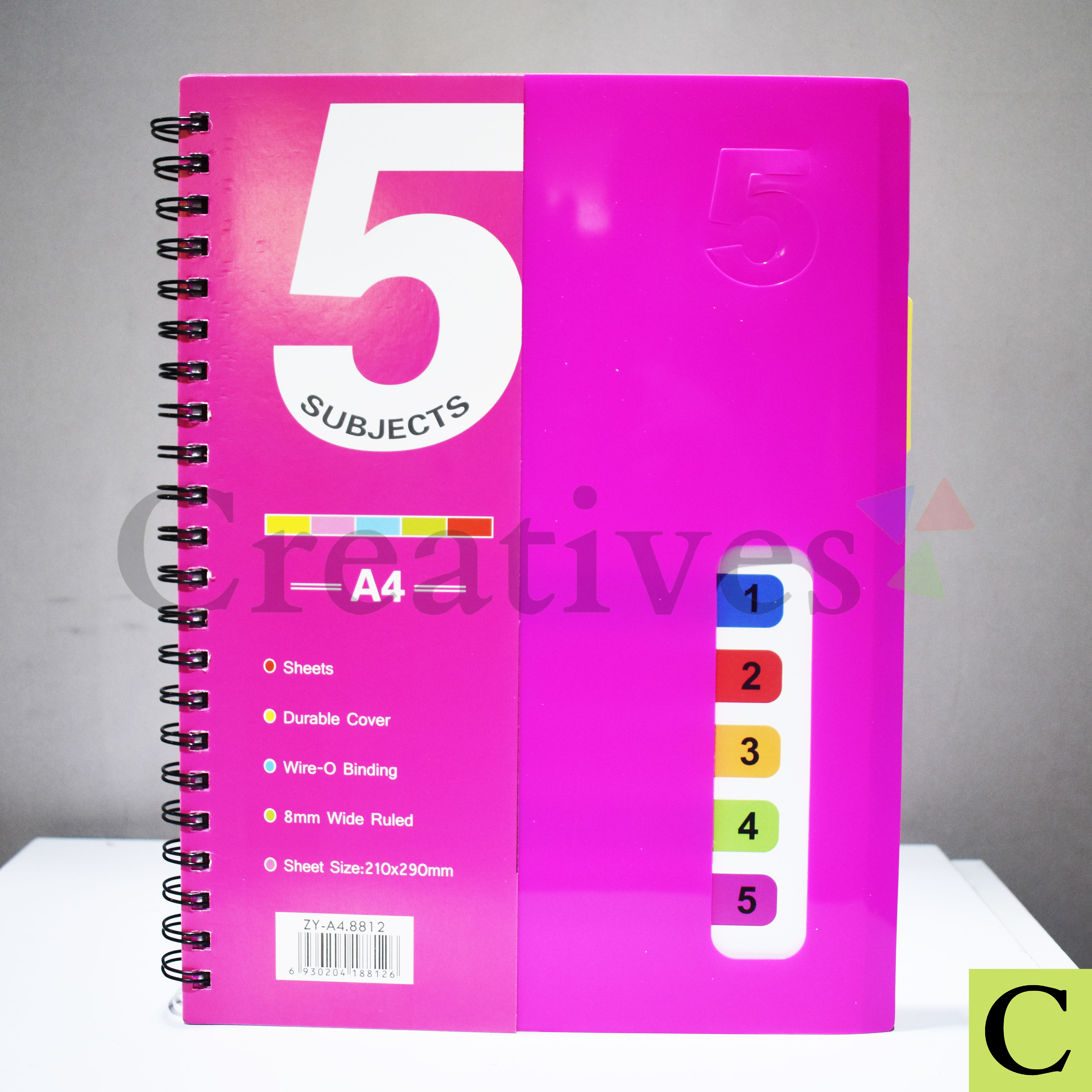 Notebook 5 Subjects (03)