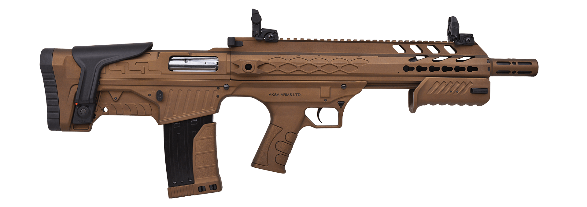 Crossfire T12 Bullpup Çöl Rengi Otomatik - Pompalı Av Tüfeği (Çift Sistem)