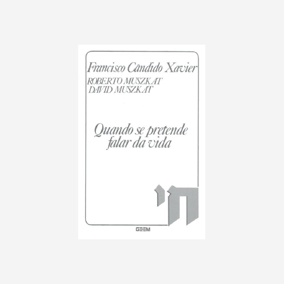 Quando se pretende falar da vida