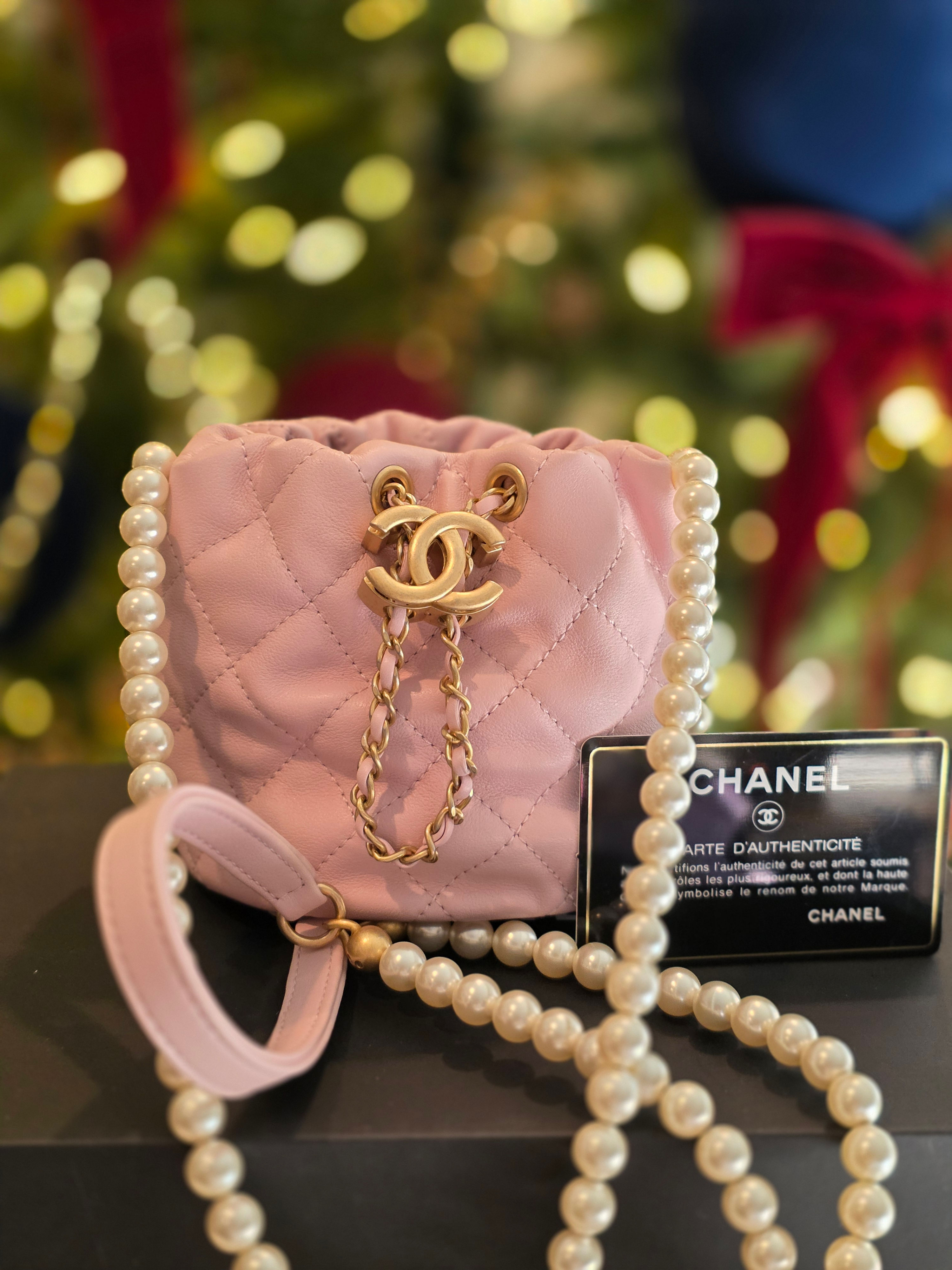 Chanel Pink Pearl Mini Crossbody