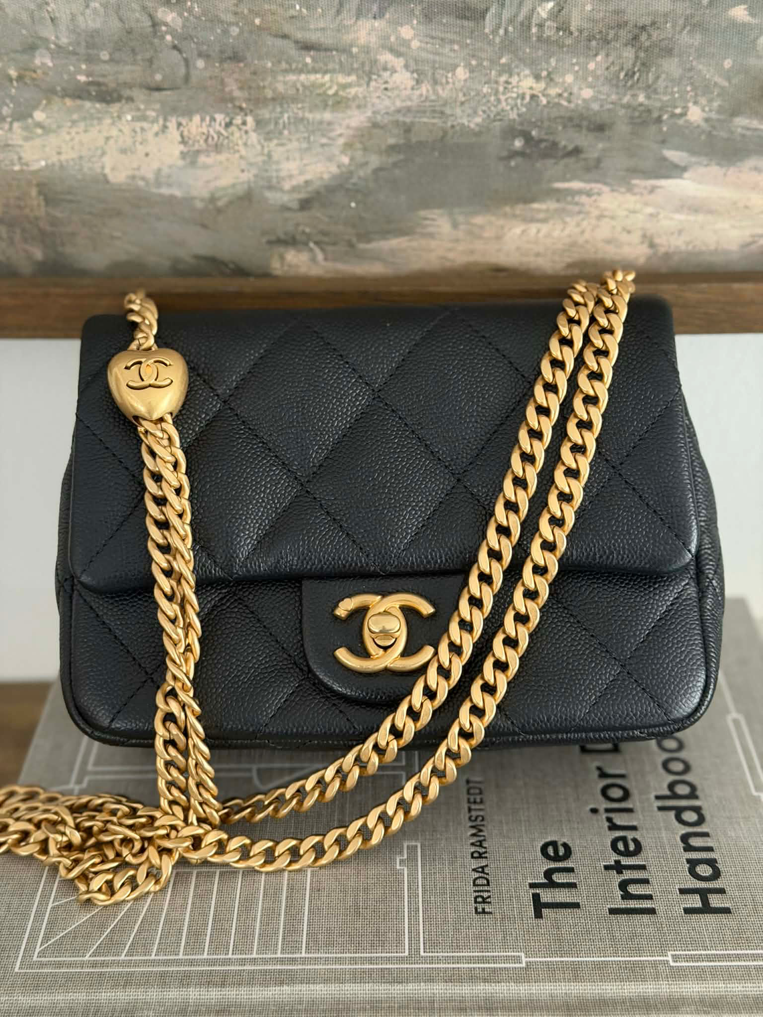 Chanel Mini Crush Heart Chain