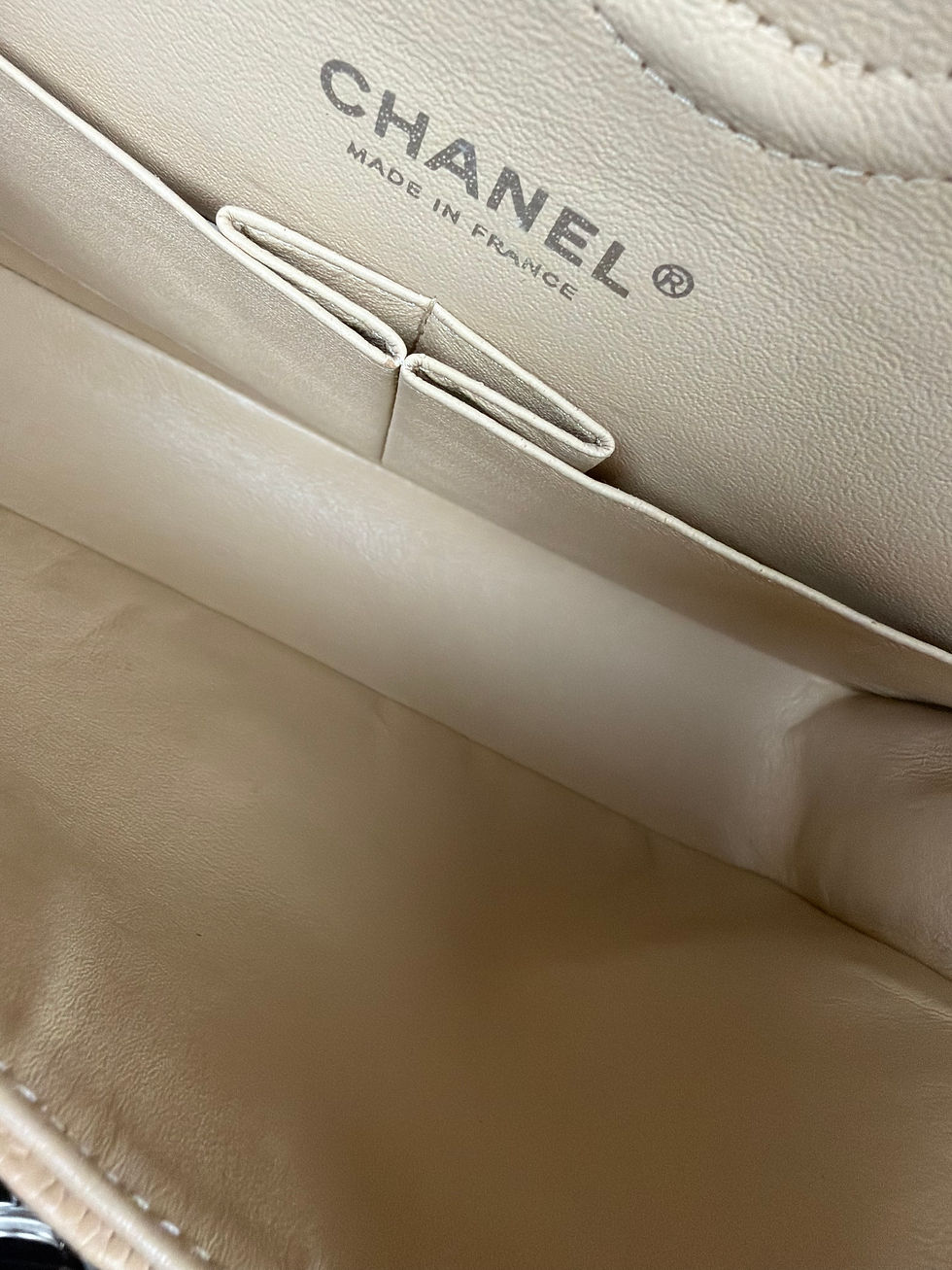 Thumbnail: Chanel Beige Double flap