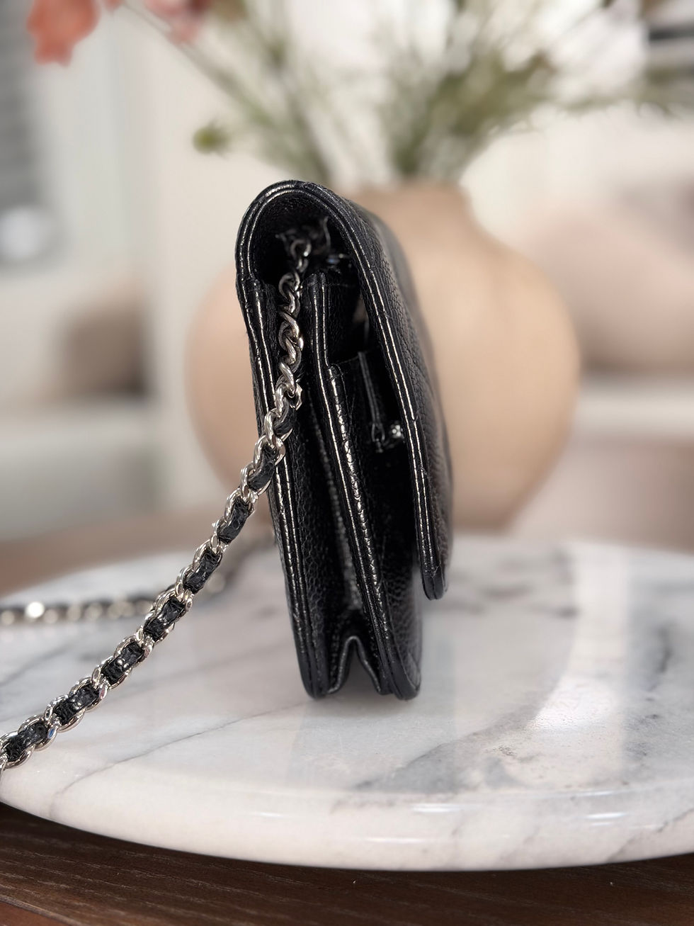 Thumbnail: Chanel WOC with SHW in Caviar Leather 