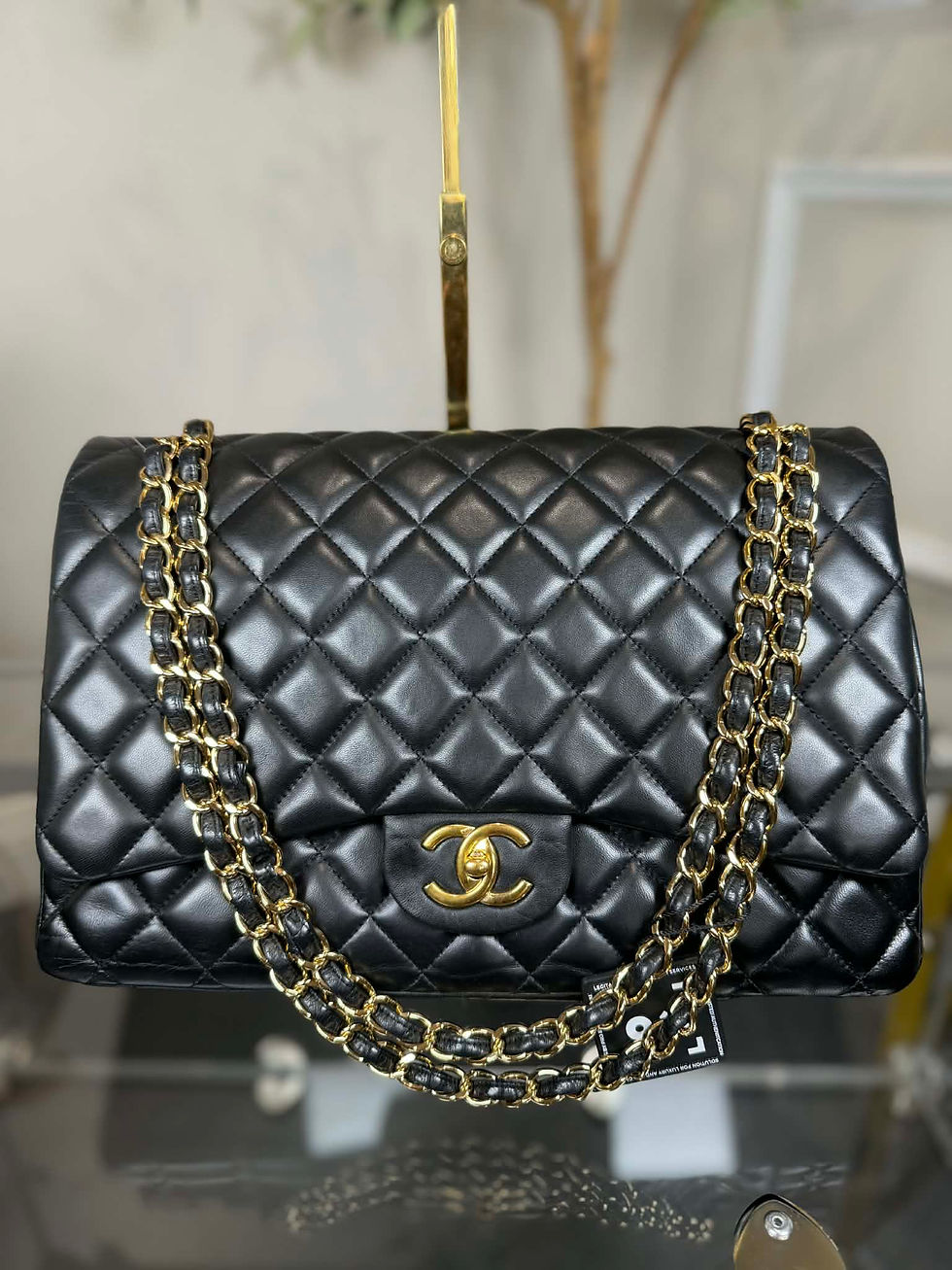 Thumbnail: Chanel Maxi GHW Lambskin