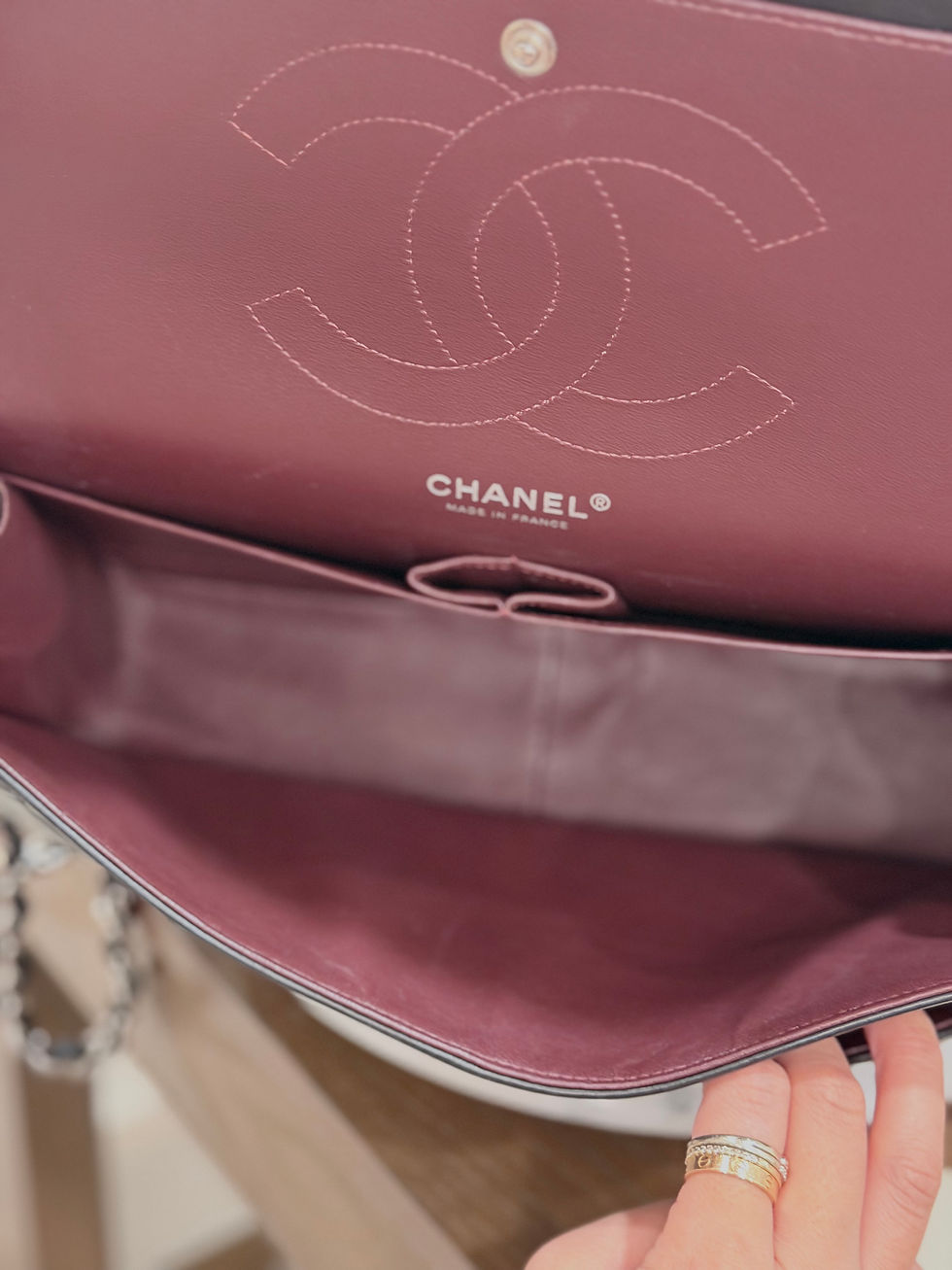 Thumbnail: Chanel Classic Jumbo Double Flap with SHW