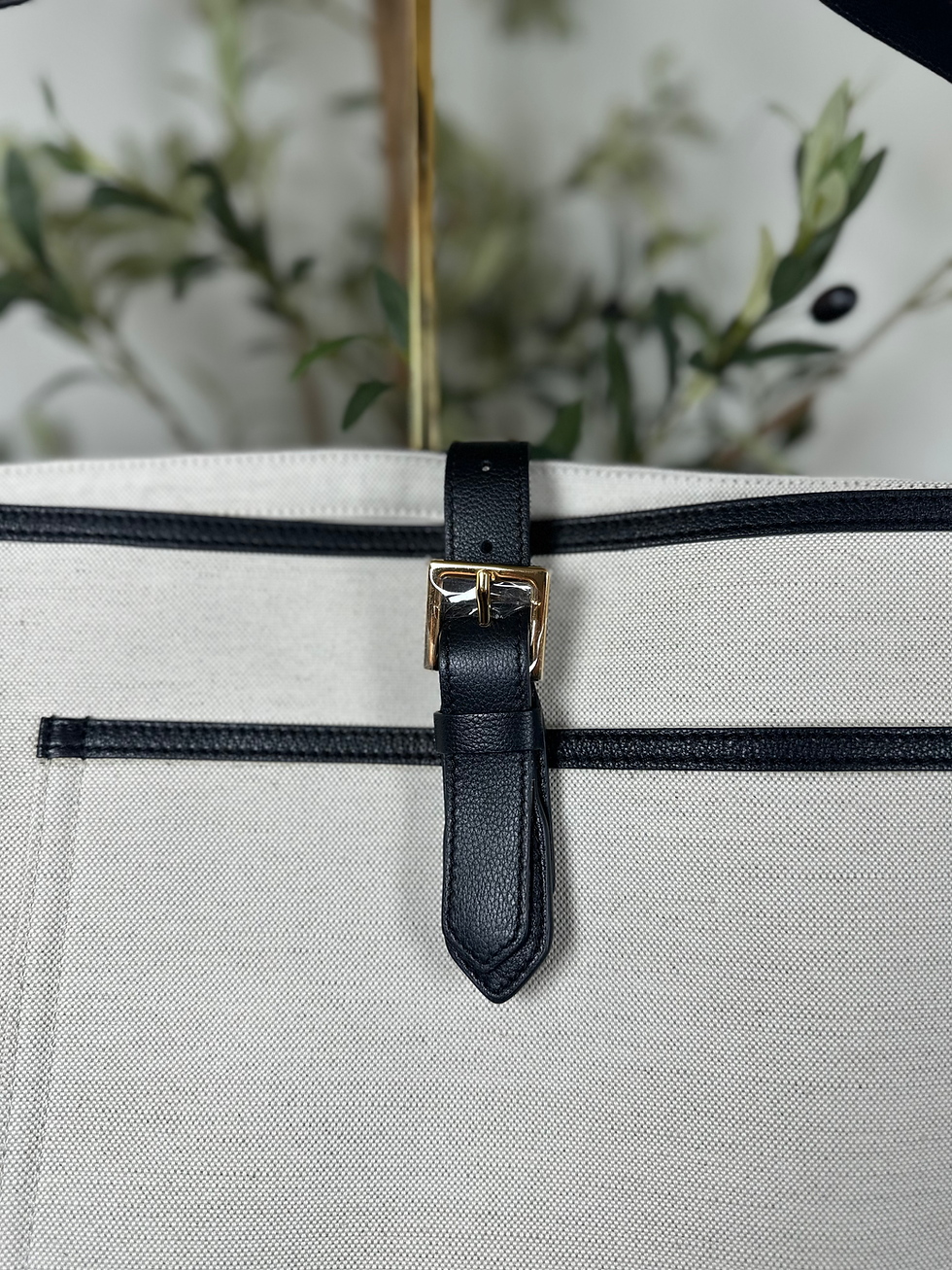 Thumbnail: Tom Ford Canvas and Leather Tote