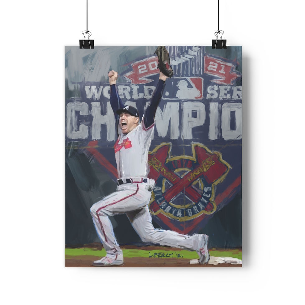 Thumbnail: Final Out - Braves - Giclée Art Print 