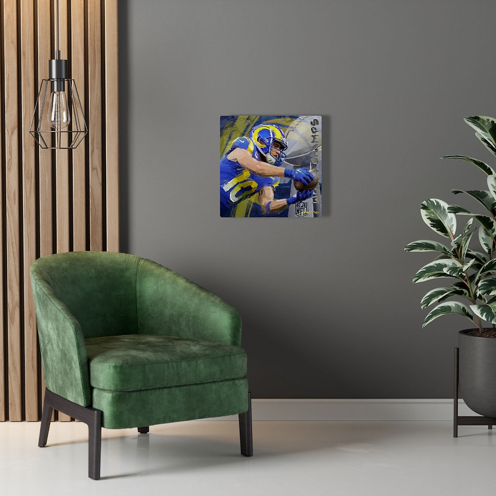 Thumbnail: Cooper Kupp - LA Rams. Canvas Gallery Wraps