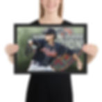 Thumbnail: Max Fried - Atlanta Braves Framed photo paper poster